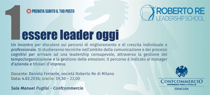 ESSERE LEADER OGGI