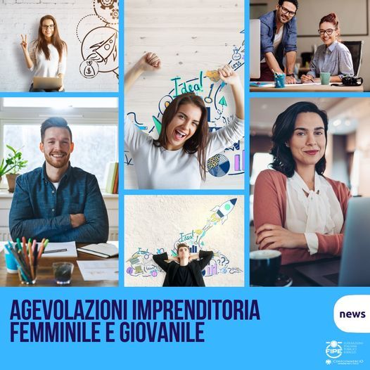 AGEVOLAZIONI IMPRENDITORIA FEMMINILE E GIOVANILE