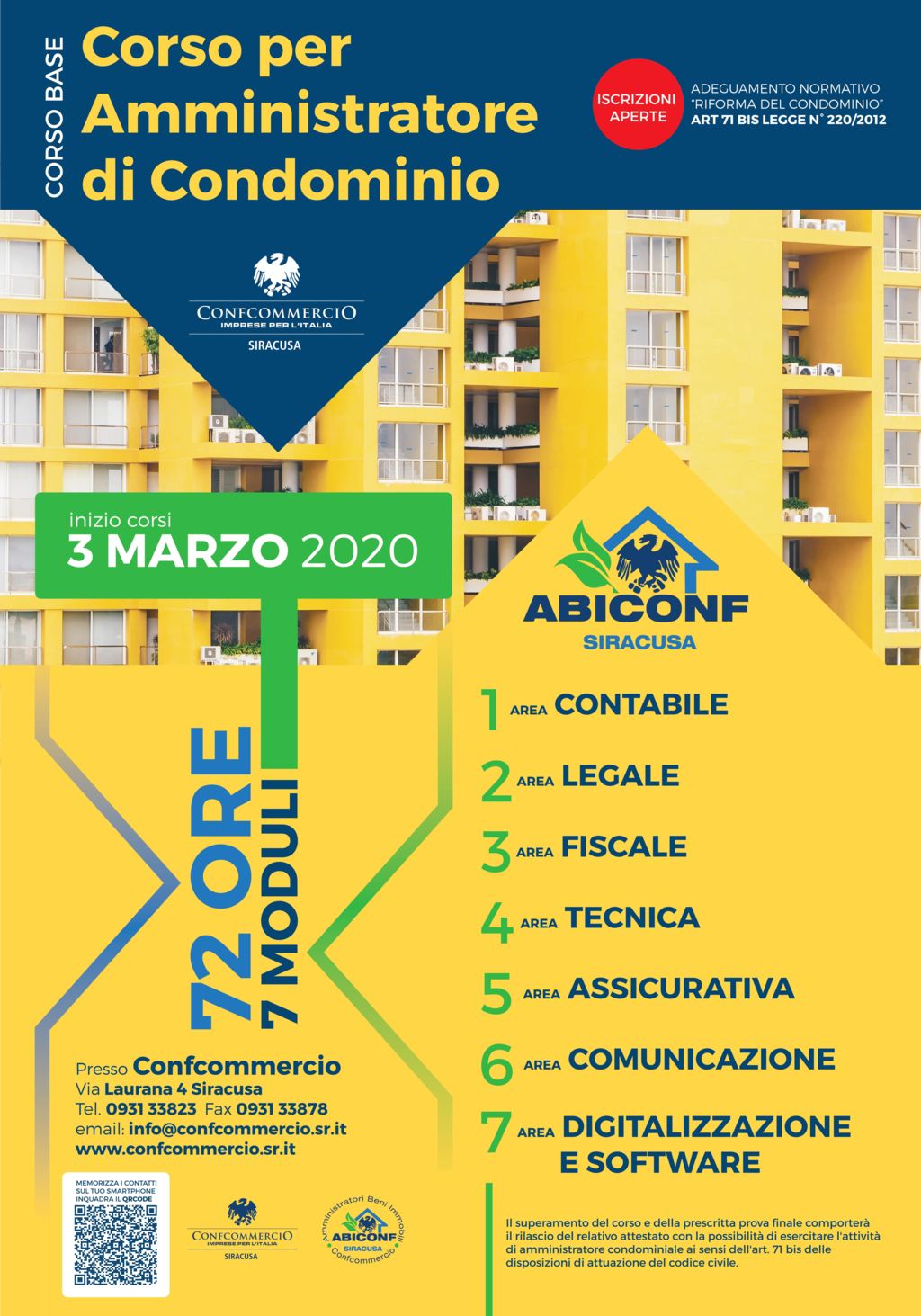 CORSO BASE PER AMMINISTRATORE DI CONDOMINIO