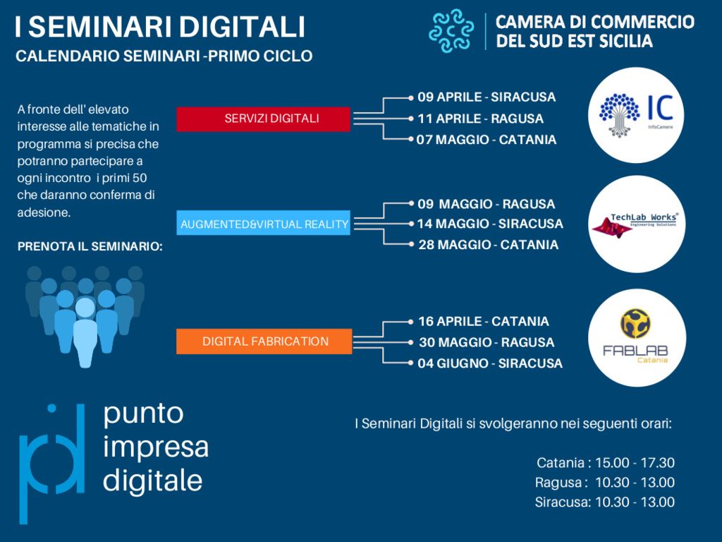 Seminari digitali: in arrivo il primo ciclo