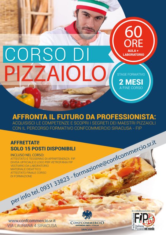 Aperte le iscrizioni per il corso di pizzaiolo 