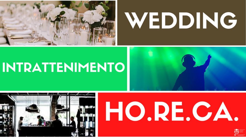 Fondo perduto settori wedding, intrattenimento, organizzazione di cerimonie e HO.RE.CA