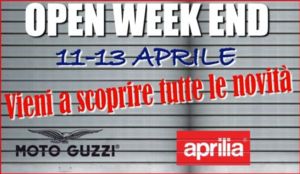 OPEN WEEKEND 11-12-13 APRILE 2014