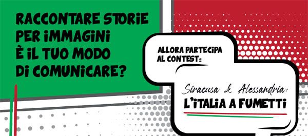 NASCE ALL`INTERNO DEL PREMIO VITTORINI 2021 IL PROGETTO CREATIVO “SIRACUSA & ALESSANDRIA: L`ITALIA A FUMETTI”