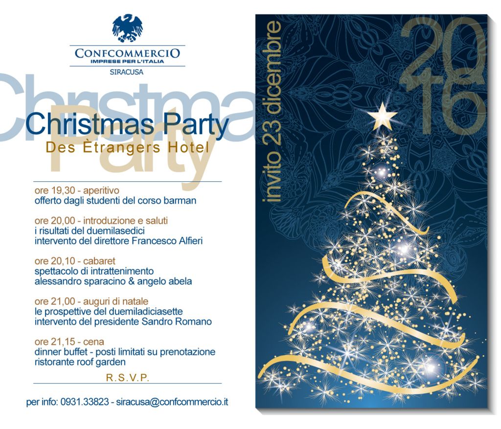 Christmas Party 2016 - Des Etrangers Hotel