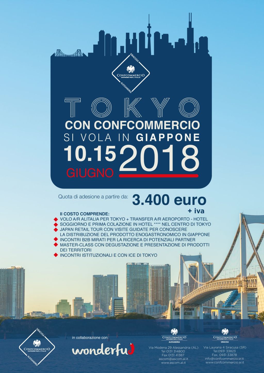 TOKYO TOUR: CON CONFCOMMERCIO ALLA VOLTA DEL PAESE DEL SOL LEVANTE 