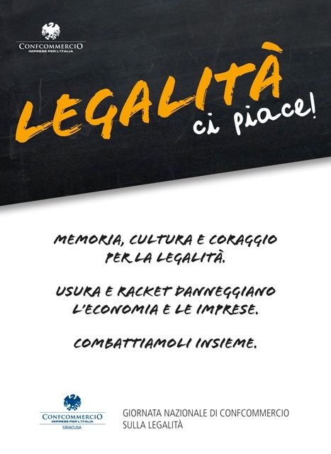 LEGALITA` CI PIACE - INVITO ALLA GIORNATA DELLA LEGALITA` 