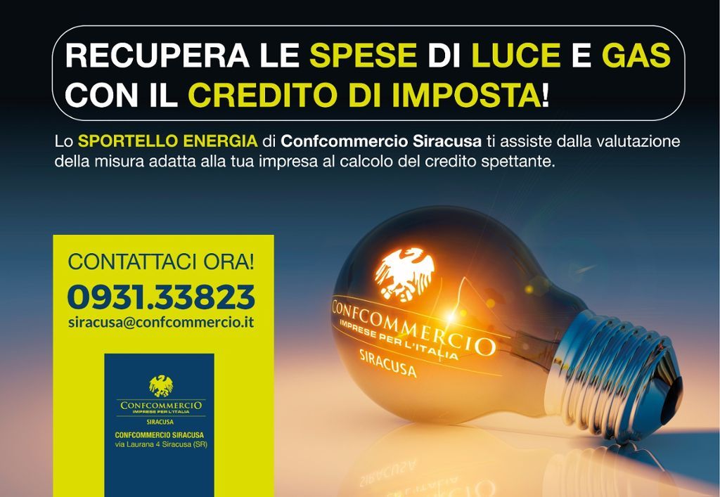 Comunicazione dei crediti d`imposta maturati nel 2022 in relazione agli oneri sostenuti per l`acquisto di prodotti energetici - SCADENZA 16 MARZO 2023