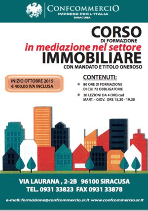 Corso di formazione in mediazione nel settore immobiliare 