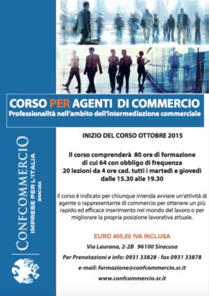 Corso per Agenti di Commercio