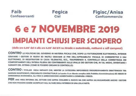 FIGISC Siracusa aderisce allo sciopero nazionale distibutori carburante nei giorni 6 e 7 Novembre 2019