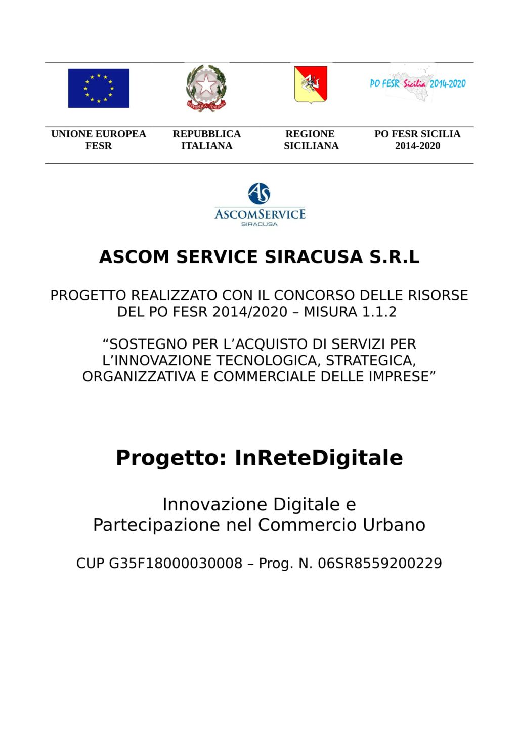 ASCOM SERVICE e il progetto InReteDigitale