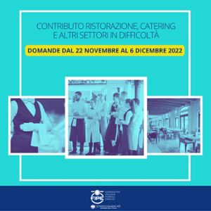 Contributo ristorazione, catering e altri settori in difficoltà 