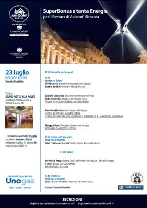 Invito evento Abiconf 23 luglio